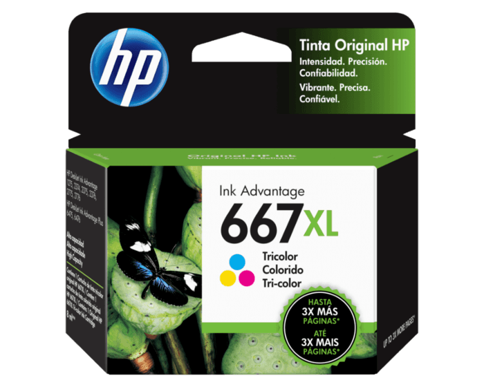TINTA HP 667XL COLOR